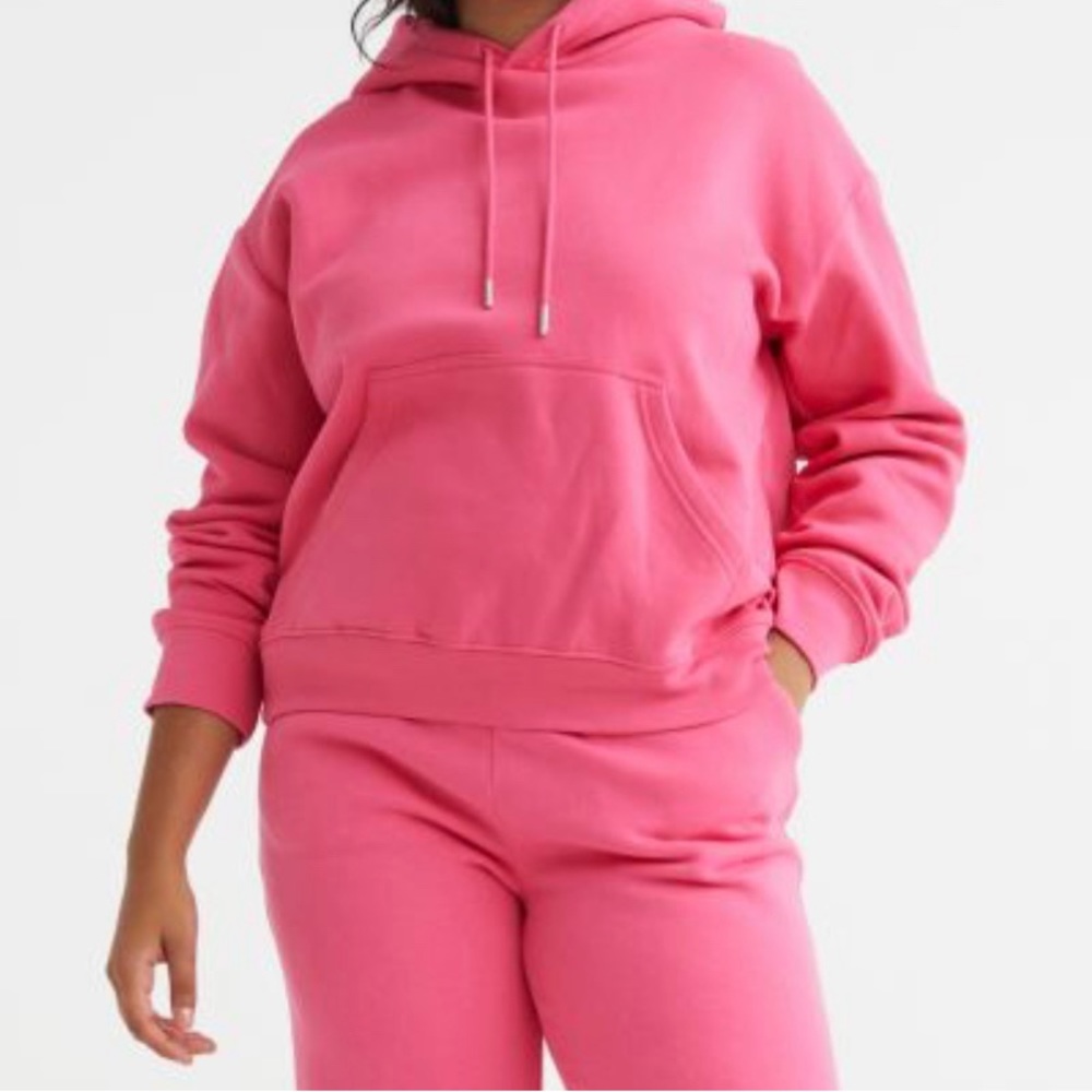 H&am Neón Pink Unisex Hoodie